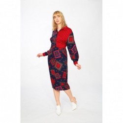 Paisley printed midi...