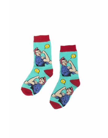 Turqouise Rosie socks