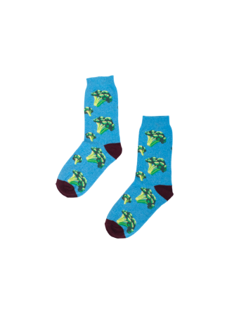 Fun broccoli socks