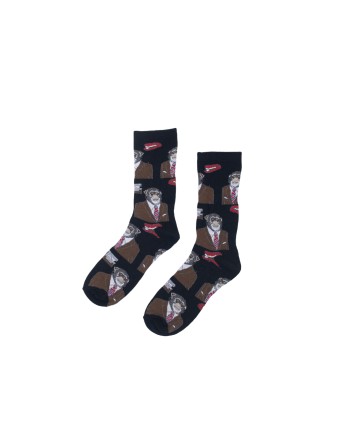 Black monkey socks