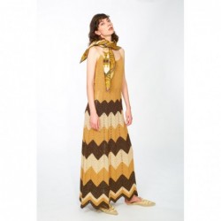 Knitted dress with...