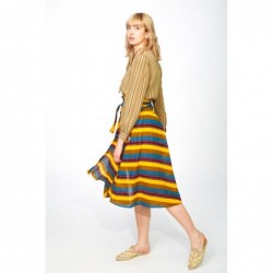 Kenzo midi wrap skirt
