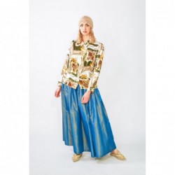 Silk shirt with beautiful...