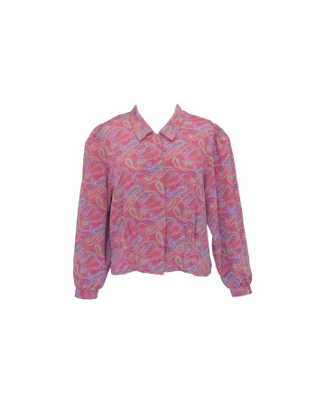 Deep pink shirt with...